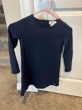 Vineyard Vines Navy Long-Sleeve Girls' Dress Tunic